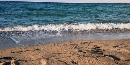 Фото пляжа в Крыму в Заозерном