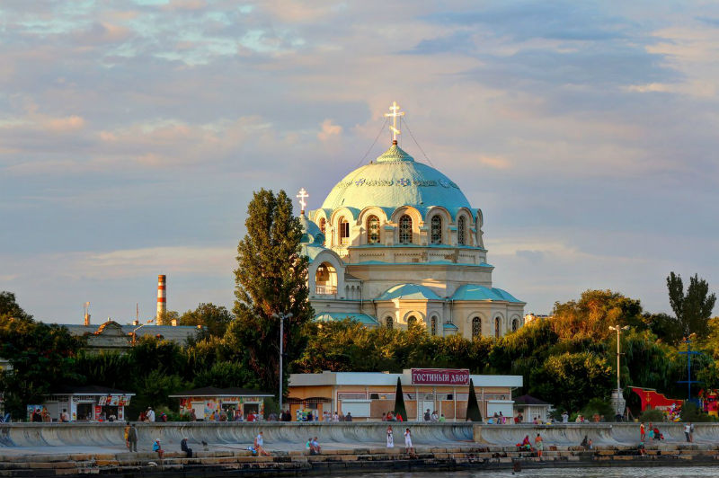 Свято-Николаевский собор в Евпатории – фото с моря Что посмотреть в Евпатории - Свято-Николаевский собор